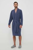 Бавовняний халат BOSS колір синій (3387720) Бавовняний халат BOSS колір синій (3387720)
