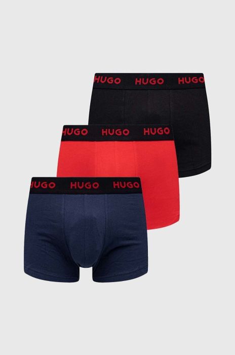 Боксери HUGO 3-pack чоловічі колір чорний (3076534) Боксери HUGO 3-pack чоловічі колір чорний (3076534)
