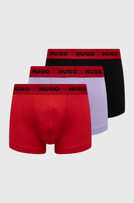 Боксери HUGO 3-pack чоловічі колір чорний (3076529) Боксери HUGO 3-pack чоловічі колір чорний (3076529)