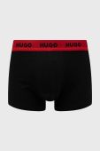 Боксери HUGO (3-pack) чоловічі колір червоний (2485984) Боксери HUGO (3-pack) чоловічі колір червоний (2485984)