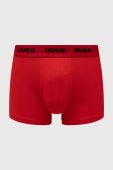Боксери HUGO (3-pack) чоловічі колір чорний (2498451) Боксери HUGO (3-pack) чоловічі колір чорний (2498451)