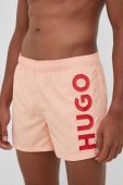 Купальні шорти HUGO колір помаранчевий