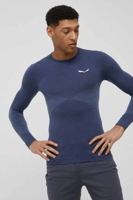 Функціональний лонгслів Salewa Zebru колір синій