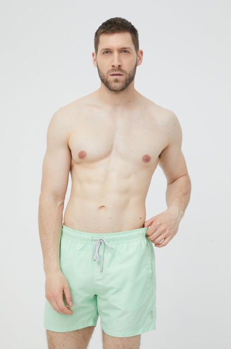 Купальні шорти John Frank колір бірюзовий Купальні шорти John Frank колір бірюзовий