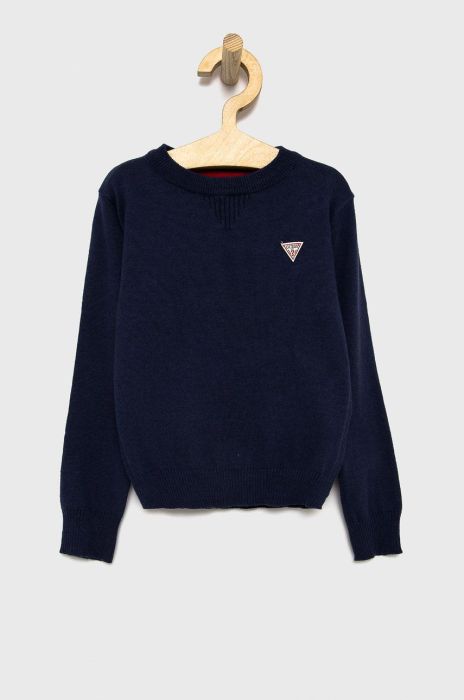 Дитячий светр Guess колір синій легкий (1926802) Дитячий светр Guess колір синій легкий (1926802)