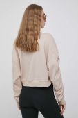 Кофта Reebok H56391 жіноча колір бежевий однотонна Кофта Reebok H56391 жіноча колір бежевий однотонна