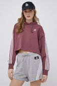 Кофта adidas Originals HC7531 жіноча колір фіолетовий з аплікацією HC7531-QUICRI