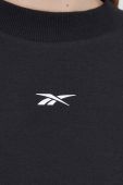 Кофта Reebok H51452 жіноча колір чорний однотонна