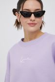 Кофта Karl Kani жіноча колір фіолетовий з аплікацією Кофта Karl Kani жіноча колір фіолетовий з аплікацією