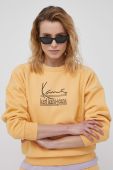 Кофта Karl Kani жіноча колір помаранчевий з аплікацією KW2210181-orange Кофта Karl Kani жіноча колір помаранчевий з аплікацією KW2210181-orange