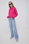 Кофта Fila жіноча колір фіолетовий однотонна