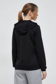 Кофта CMP жіноча колір чорний з капюшоном однотонна Кофта CMP жіноча колір чорний з капюшоном однотонна