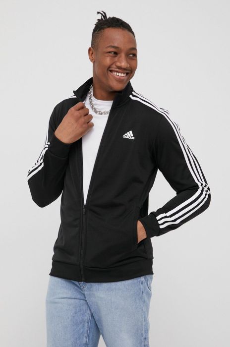 Кофта adidas чоловіча колір чорний з аплікацією (2109555) Кофта adidas чоловіча колір чорний з аплікацією (2109555)