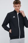 Куртка для тренувань adidas Performance Entrada 22 H57534 колір чорний перехідна Куртка для тренувань adidas Performance Entrada 22 H57534 колір чорний перехідна