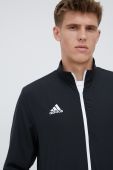 Куртка для тренувань adidas Performance Entrada 22 H57534 колір чорний перехідна Куртка для тренувань adidas Performance Entrada 22 H57534 колір чорний перехідна