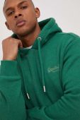 Кофта Superdry чоловіча колір зелений меланж Кофта Superdry чоловіча колір зелений меланж