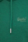 Кофта Superdry чоловіча колір зелений меланж Кофта Superdry чоловіча колір зелений меланж