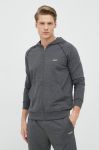 Кофта BOSS чоловіча колір сірий з капюшоном однотонна (2894921) Кофта BOSS чоловіча колір сірий з капюшоном однотонна (2894921)