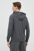 Кофта BOSS чоловіча колір сірий з капюшоном однотонна (2894921)