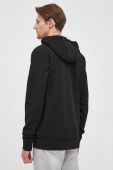 Бавовняна кофта BOSS чоловіча колір чорний з капюшоном однотонна (2219312) Бавовняна кофта BOSS чоловіча колір чорний з капюшоном однотонна (2219312)