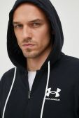 Кофта Under Armour чоловіча колір чорний однотонна (2450487) Кофта Under Armour чоловіча колір чорний однотонна (2450487)