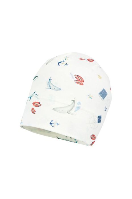 Дитяча шапка Jamiks з тонкого трикотажу колір барвистий (2105018)