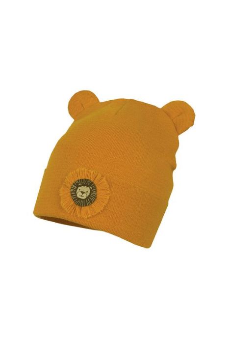 Дитяча шапка Jamiks колір помаранчевий з тонкого трикотажу (2139410) Дитяча шапка Jamiks колір помаранчевий з тонкого трикотажу (2139410)