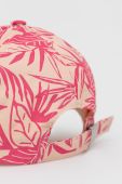 Дитяча бавовняна кепка United Colors of Benetton колір рожевий візерунок (2448110)