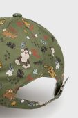 Дитяча бавовняна кепка United Colors of Benetton колір зелений візерунок (2448104) Дитяча бавовняна кепка United Colors of Benetton колір зелений візерунок (2448104)