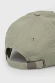 Дитяча кепка Pepe Jeans колір зелений однотонна Дитяча кепка Pepe Jeans колір зелений однотонна
