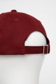 Бавовняна кепка Miss Sixty колір бордовий з аплікацією Бавовняна кепка Miss Sixty колір бордовий з аплікацією