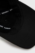Бавовняна кепка Superdry колір чорний з аплікацією