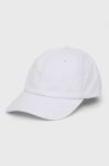 Кепка Superdry колір білий однотонна Кепка Superdry колір білий однотонна