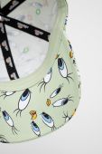 Кепка Ellesse X Looney Tunes колір зелений візерунок