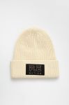 Шапка P.E Nation колір бежевий з товстого трикотажу Шапка P.E Nation колір бежевий з товстого трикотажу