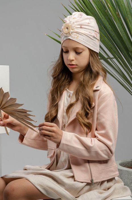 Дитяча шапка Jamiks колір рожевий з тонкого трикотажу (2139695) Дитяча шапка Jamiks колір рожевий з тонкого трикотажу (2139695)