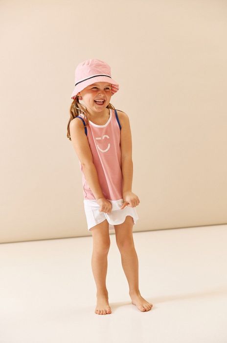 Дитячий капелюх Lego Wear колір рожевий з бавовни
