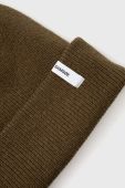 Вовняна шапка Samsoe Samsoe колір зелений з товстого трикотажу вовна (2712804) Вовняна шапка Samsoe Samsoe колір зелений з товстого трикотажу вовна (2712804)