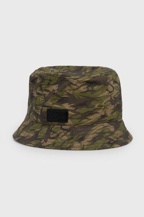 Бавовняний капелюх Superdry колір зелений з бавовни Бавовняний капелюх Superdry колір зелений з бавовни