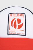 Кепка Pepe Jeans Terry колір червоний візерунок