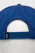 Бавовняна кепка Vans з аплікацією колір блакитний (2294949)