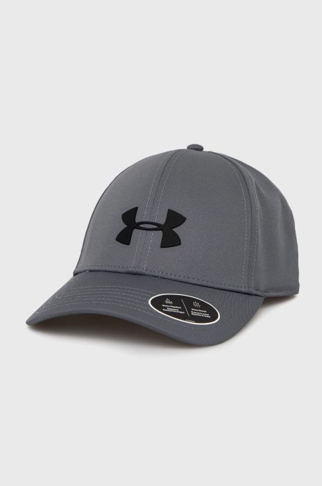 Кепка Under Armour 1369781 колір сірий однотонна 1369781-001 Кепка Under Armour 1369781 колір сірий однотонна 1369781-001