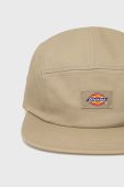 Кепка Dickies колір зелений однотонна DK0A4XC1KHK-KHAKI