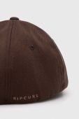 Кепка Rip Curl колір бежевий з аплікацією Кепка Rip Curl колір бежевий з аплікацією