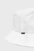 Бавовняний капелюх HUF колір білий з бавовни Бавовняний капелюх HUF колір білий з бавовни