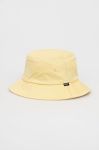 Бавовняний капелюх HUF колір жовтий з бавовни