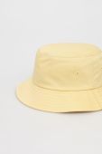 Бавовняний капелюх HUF колір жовтий з бавовни Бавовняний капелюх HUF колір жовтий з бавовни