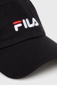Бавовняна кепка Fila колір чорний з аплікацією (2468060) Бавовняна кепка Fila колір чорний з аплікацією (2468060)