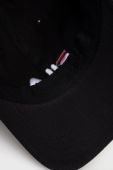 Бавовняна кепка Fila колір чорний з аплікацією (2468060) Бавовняна кепка Fila колір чорний з аплікацією (2468060)
