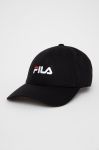 Кепка Fila колір чорний з аплікацією (2268421) Кепка Fila колір чорний з аплікацією (2268421)